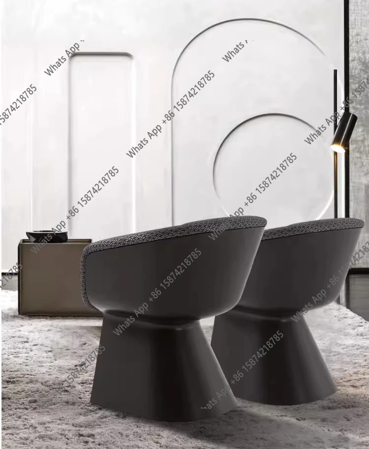 Office X Furniture - ポストモダンライトラグジュアリー家具、リビングルームオフィス、シンプルFRP、シングルアームレストソファ、レジャーX
