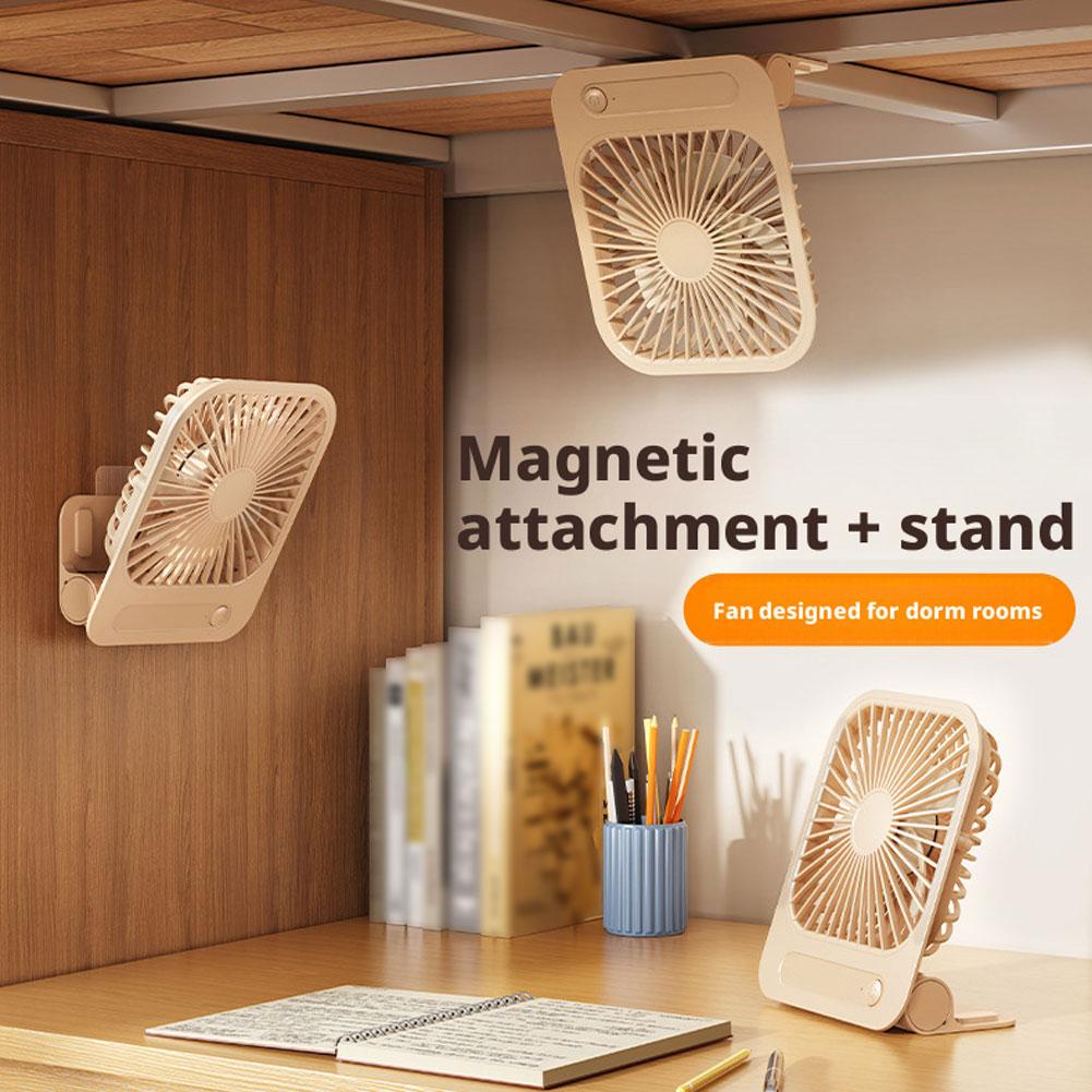 Office Furniture Installation - 超薄型磁気冷却ファンテーブルデスクファン USB 充電式壁掛けファン学生デスクトップファンオフィスホームキッチン用