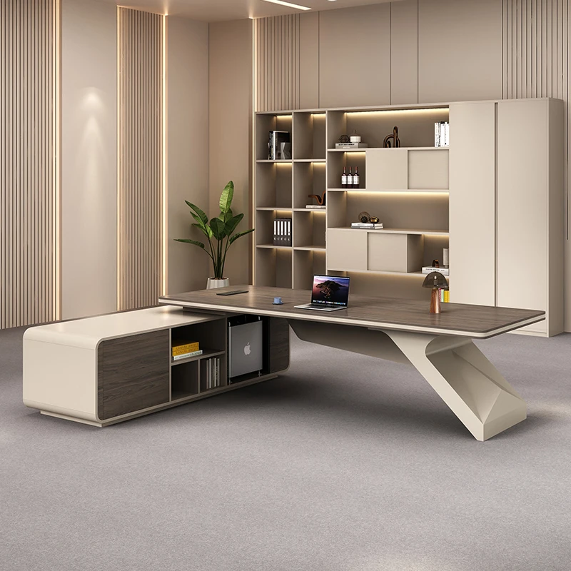 収納付きメサスゲーミングエグゼクティブオフィスデスク家具テー - Office Furniture Plan のレビューと価格