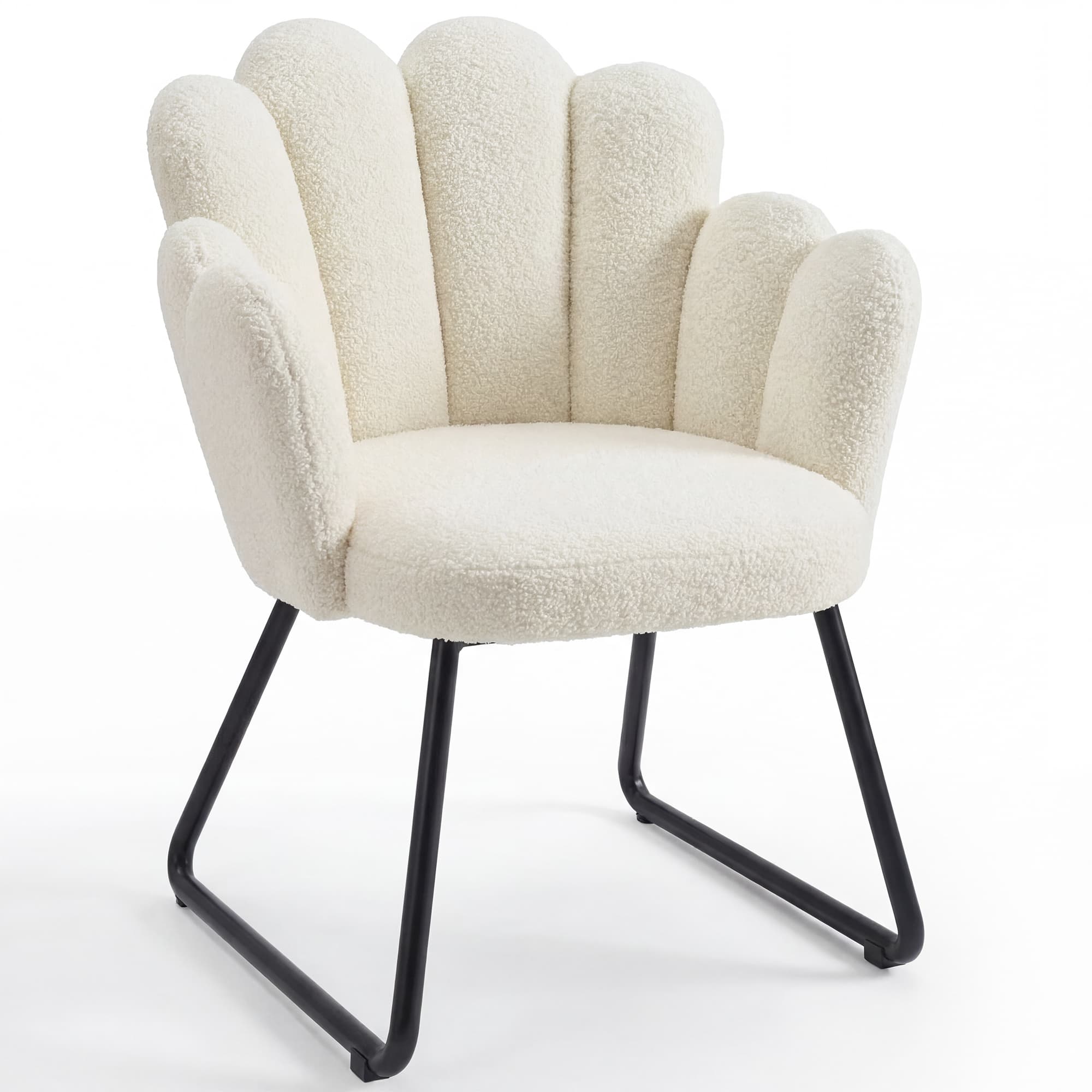 EnHomee テディフリースアクセントチェア、かわいい花び - Office X Furniture のレビューと価格