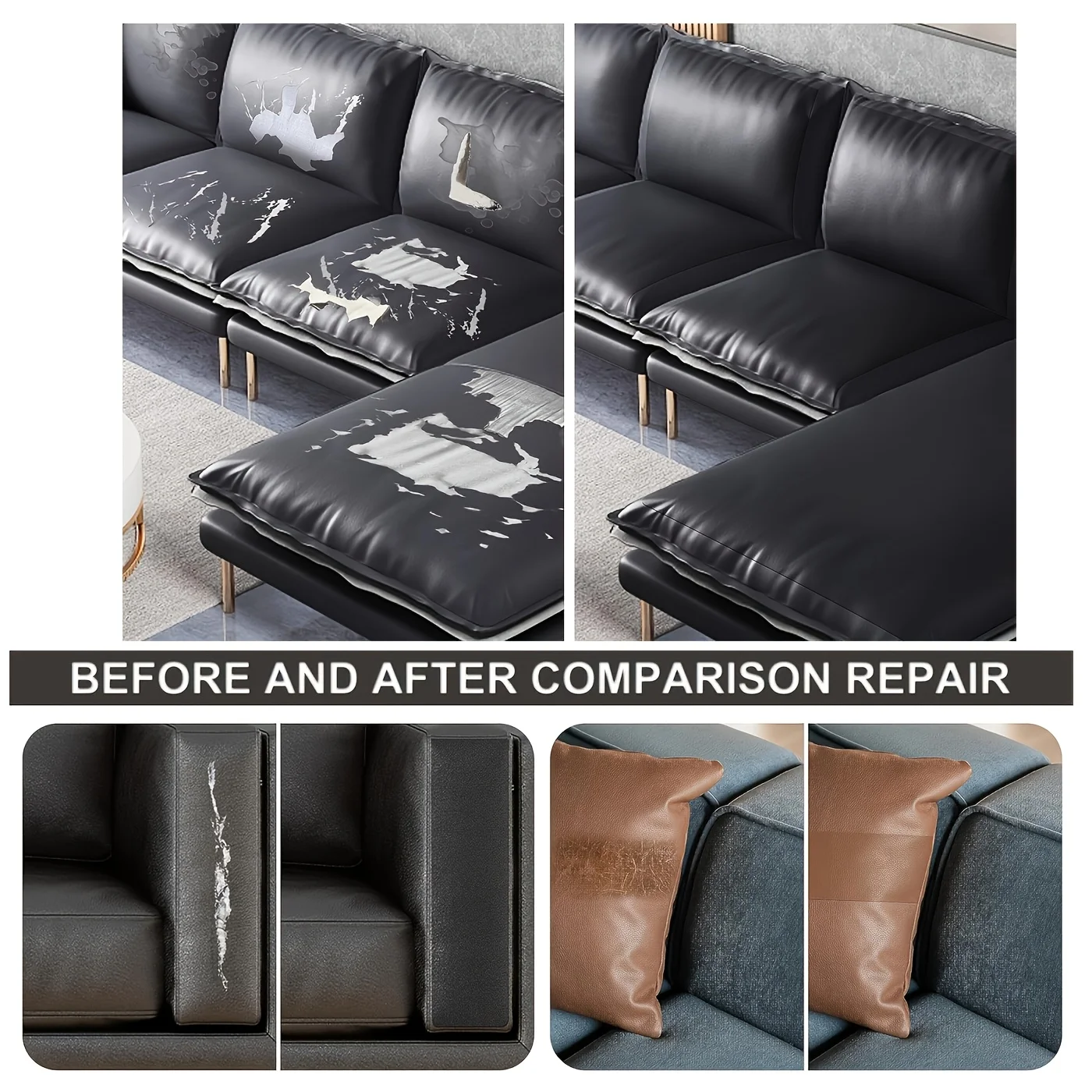 革修理テープ、多色展開、家具、カーシート、オフィスチェア用の - Office Furniture Repair のレビューと価格