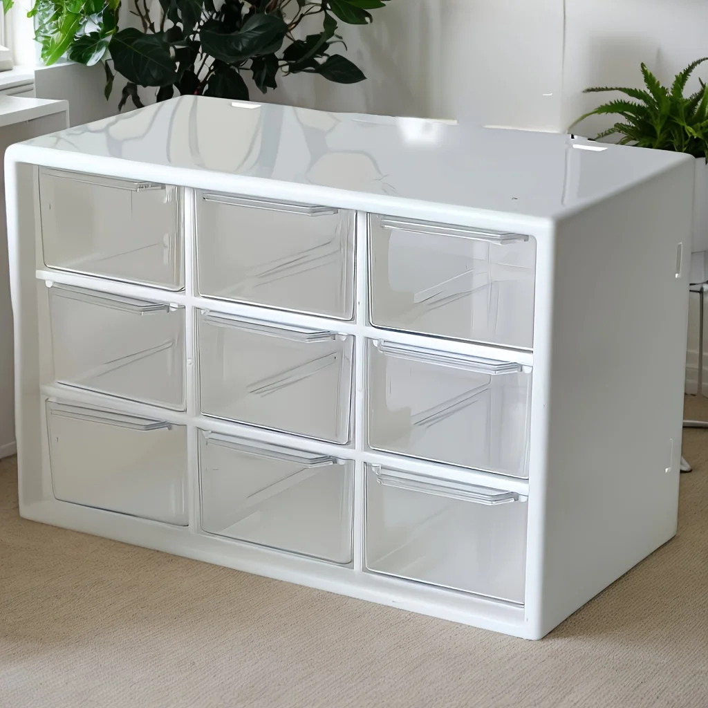ビーズ材料収納ボックス。 9グリッド引き出し式収納ボックスは - Office Furniture Installation のレビューと価格