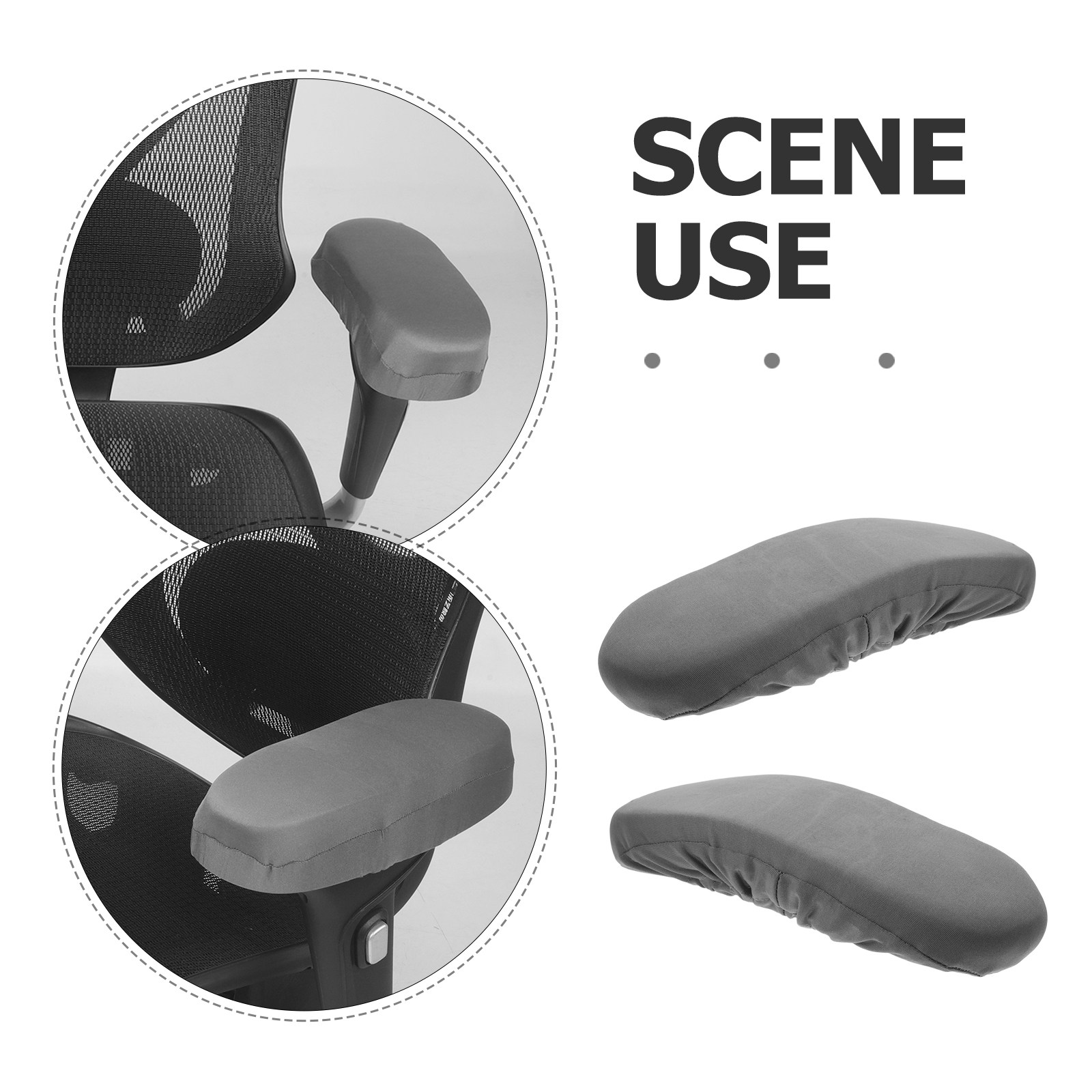 オフィスチェア用アームレストパッド2個セット メモリーフォー - Office X Furniture のレビューと価格