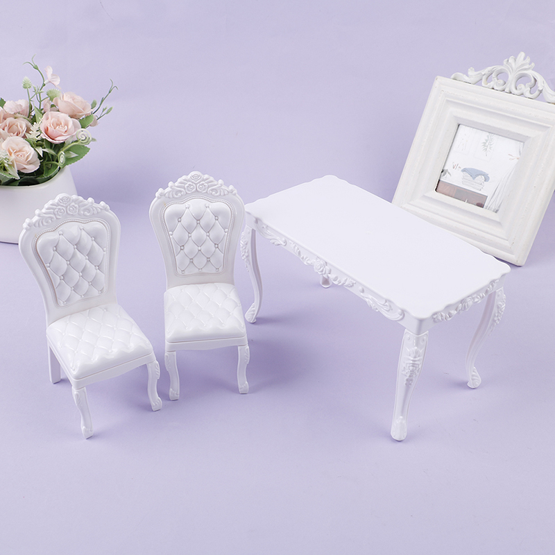 ドールハウス 1:6 キッチン家具 ダイニングテーブル 椅子 - Office Furniture Installation のレビューと価格
